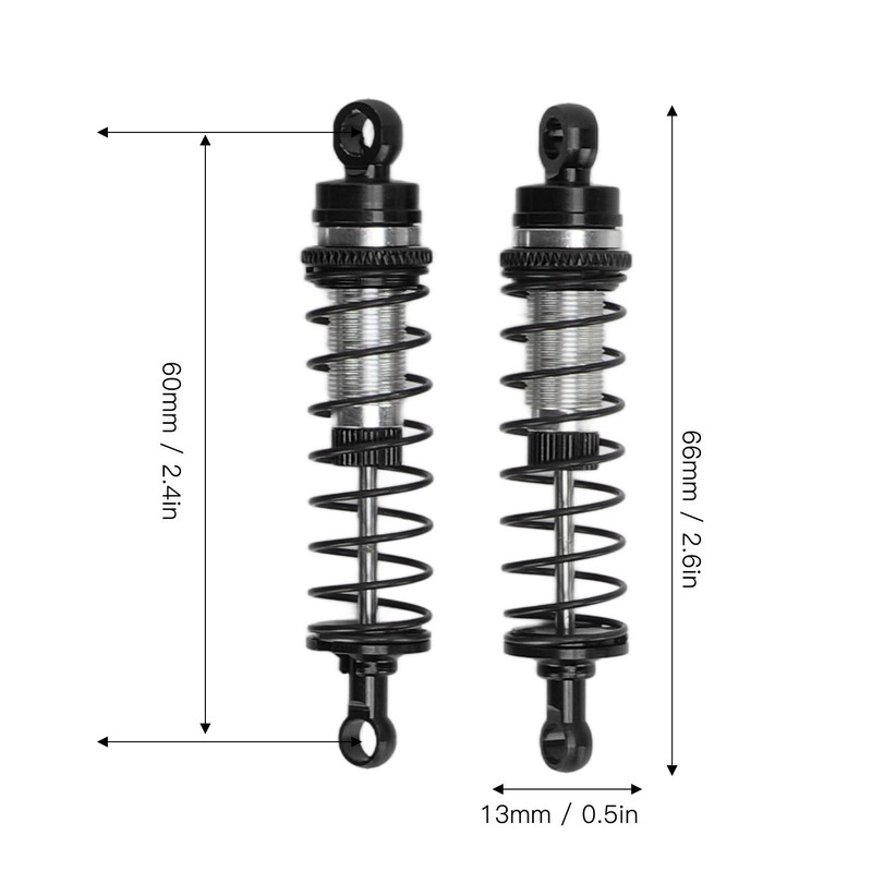 Front Rear Shock Absorbers Aluminum Alloy Front Rear Shock Damper