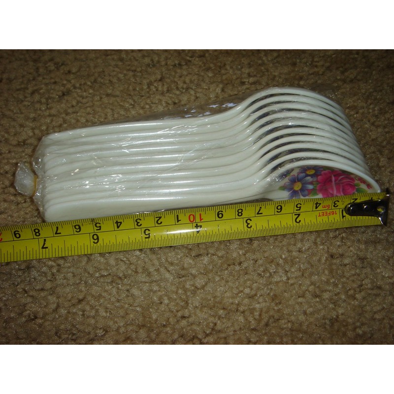 Pack of 10 Pieces Melamine Spoon 7 Inch Long