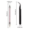 Mouyic Cristales Ab De Uñas Deco Art Rhinestones Pinza Y