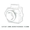 5PCS Push Button Latch Catch Push Door Lock,Keyless Door Lock