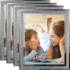 Calenzana 4 Pack 8x10 Picture Frames, Sparkle Glass Photo Frame