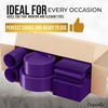 350 Pcs Purple Plastic Plates For Party, Purple Disposable Plates