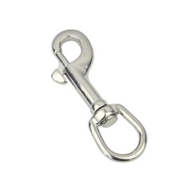 YWZHENYU Marine Grade Single Ended Trigger Clips Heavy Duty Diving Bolt Snap Hooks of 5 pcs (3.2 inch)