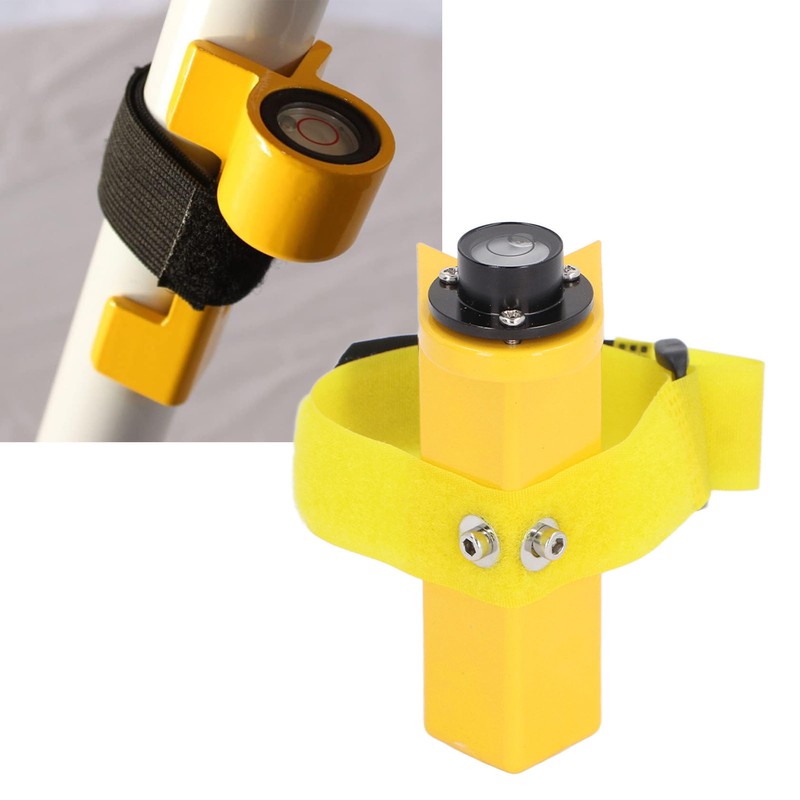 Adjustable Grade Rod Level Horizontal Bubble Aluminum Portable Leveling Tool