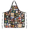 G2TUP French Food Gift French Cooking Apron With Pockets French