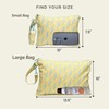 Small and Large Handy Wristlet Bag Bundle, Wrap & Strap