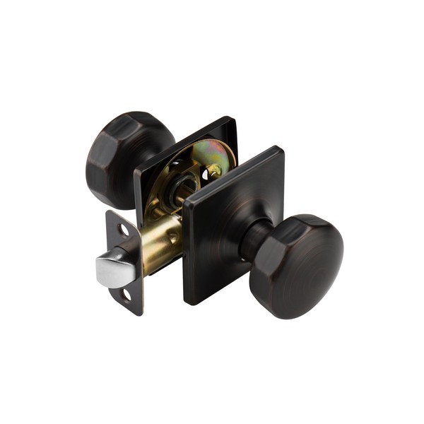 STARPY Passage Black Door Knob for Closet and Hall,Interior Door