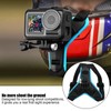 Motorcycle Helmet Front Chin Bracket Holder Fixed Strap Mount for
