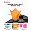 Katbite 200pcs Tulip Cupcake Cases, Standard Muffin Liners, Disposable Baking