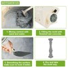 Gdrasuya10 1 Set Concrete Roman Column 27.6" Cement Roman Balustrades
