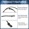 INFINAUTO ABS Wheel Speed Sensor Rear Left ABS Sensor Anti-lock
