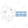SHONAN Delta Quick Link Large Stainless Steel 4.1 Inch Triangle