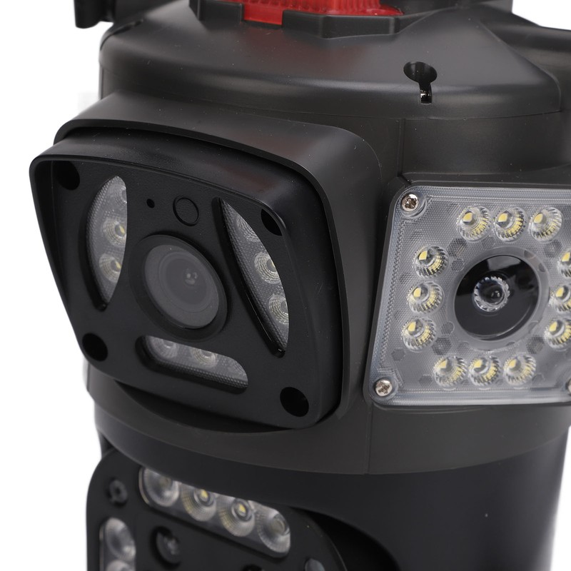 Triple Lens Security Camera 8MP 4K Full Color Night Vision
