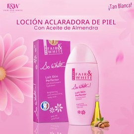 FAIR & WHITE SO WHITE LAIT SKIN PERFECTOR BRIGHTENING & MOISTURIZING BODY MILK WITH WHITE UP 500ml by Fair & White