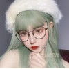 Eileen Semi-Long, Light Green Wig, Women’s Wig, Straight, Natural, Harajuku,