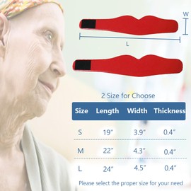 Mediss Elderly Neck Support Brace - Waterproof Collar Splints for Stabilizes Spine, Relieves Pain Pressure, Soft Foam Vinyl Surface (S)