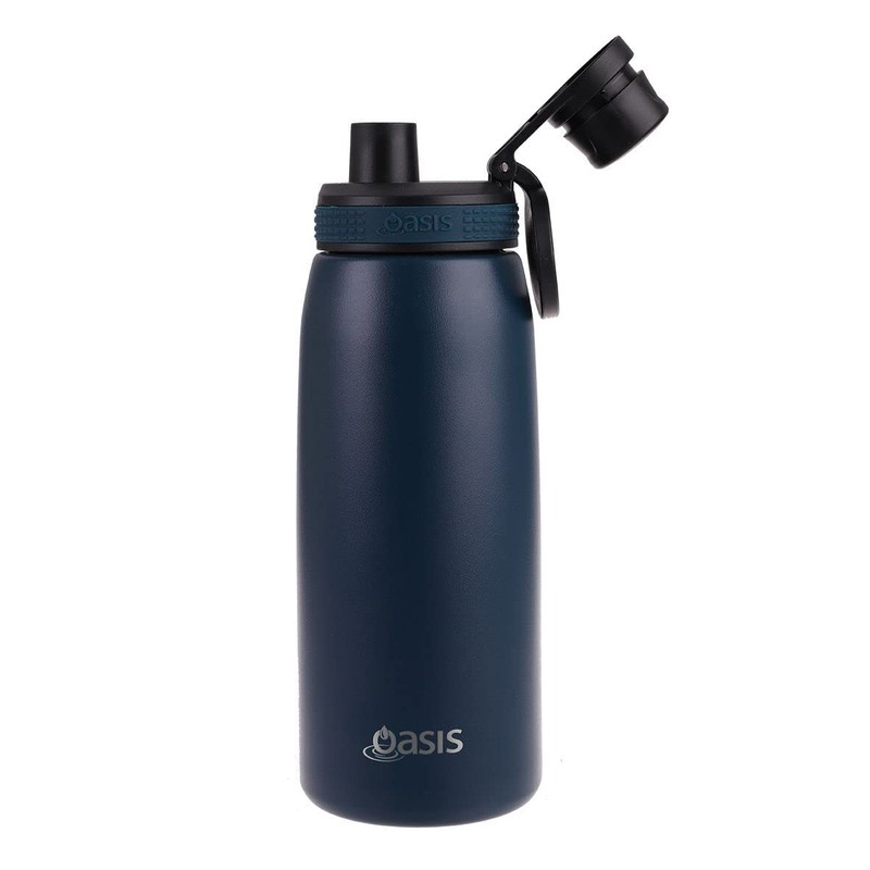 Oasis Double Wall Insulated Sports Bottle 780ml Navy