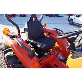 Durafit Seat Covers, Kubota for Tractors L3301,L3901,L4701, L3302, L3902, KU21 (C1 Black Waterproof Endura)…