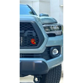 JAMESKGTI TRD Heritage Colors "NIGHT OWL" Emblem Badge Grille Tacoma Tundra 4 runner Taco