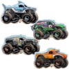 Toyland® Paquete de 4 globos de aluminio Monster Jam Truck