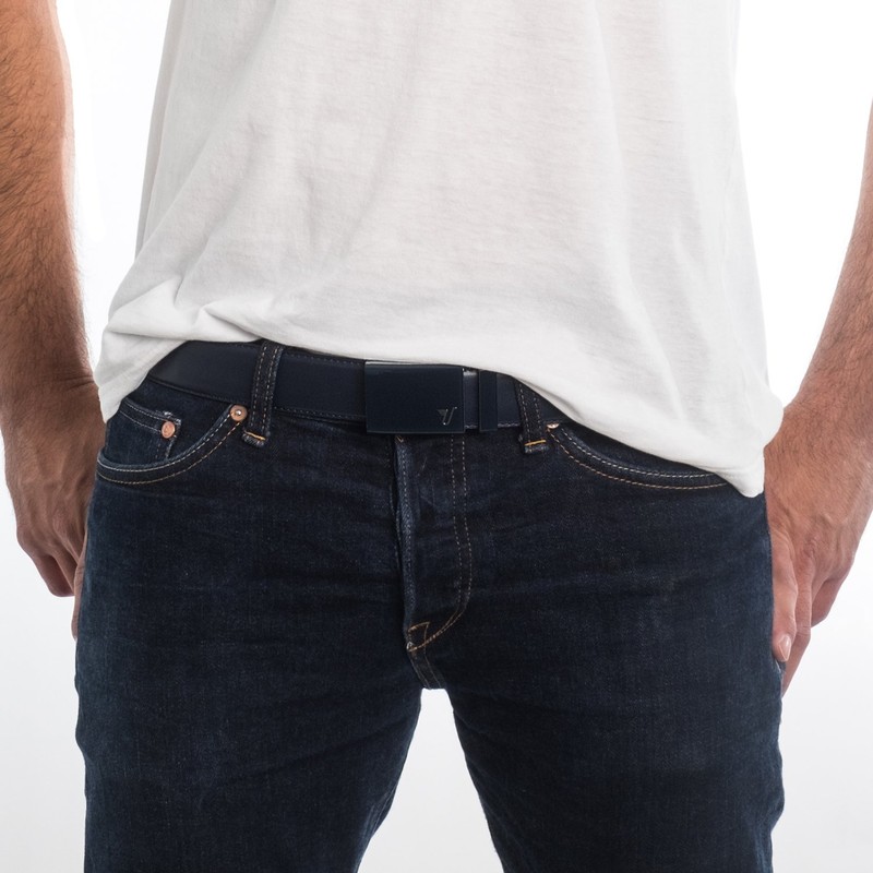 Mission Belt Men's Ratchet Belt - Admiral - Deep Blue