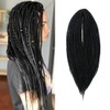 Thin 0.6cm Synthetic Dreadlock Extensions Double Ended 20Inch 10 Strands
