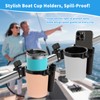 Boat Cup Holder —— Marine Boat Rail Cup Holder, No