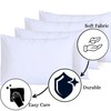 Funky Gadgets Pillow Cases 4 Pack White 200 Thread Count