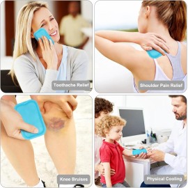 Reusable Small Ice Packs - Hot & Cold Mini Gel Cold Packs for Injuries, Sinus
