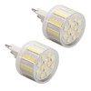 2Pcs G9 LED Light Bulb 600LM 52 Beads G9 Base