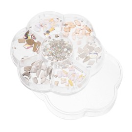 WOONEKY DIY Nail Charms Collection Patch Rhinestones Nail Art Charms Manicure Decor