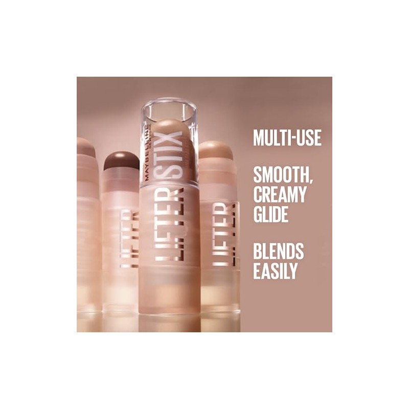 Maybelline Lifter Stix Barra de Maquillaje Multiusos, Desliza y Difumina
