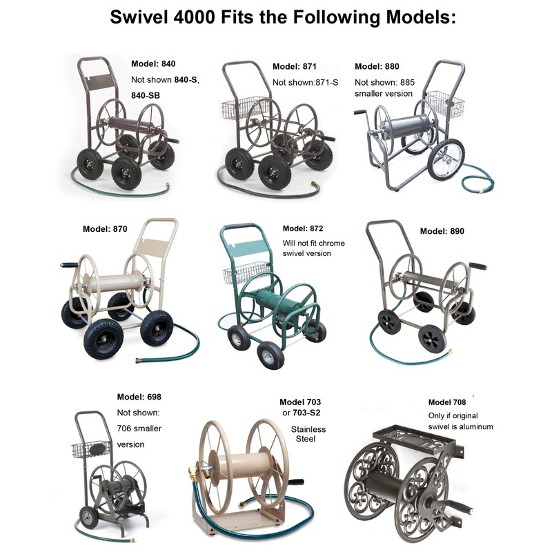 Liberty Garden Products Hose Reel - Brass Swivel Replacement #4000