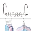 Bloberey Space Saving Hangers 6x2 Slots Metal Magic Cascading Hanger