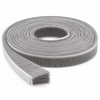 Self-Adhesive Brush Weather Stripping for Doors & Windows – Gray