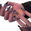 Ncip02 False Nail Tip, Short, Nail Tip, Cute, Plain, Simple,