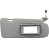 Tiny Force Front Right Passenger Side RH Sun Visor Gray