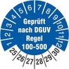 100 Test Labels 30 mm Tested According to DGUV Rule