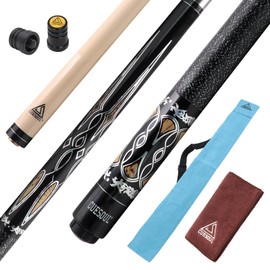 CUESOUL Professional Pool Cue Stick 13mm Cue Tip G204 with Blue Bag