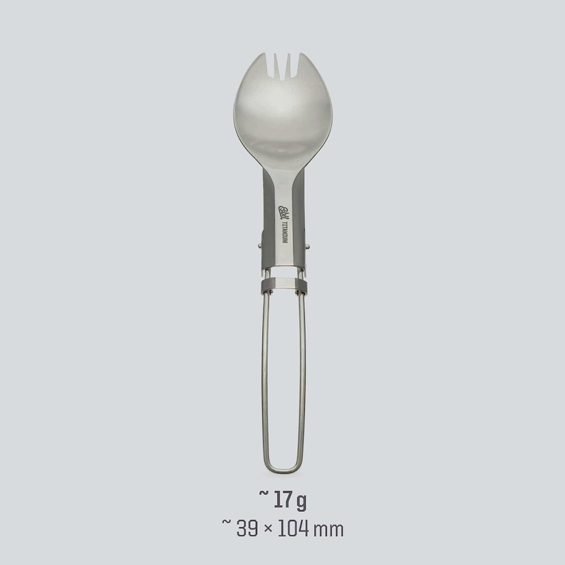 Esbit Folding Spoon/Fork - Titanium