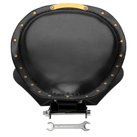 VG MOTO Motorcycle Drive Seat Bobber Solo Seat with Spring Base Mounting Bracket Kit Replacement for Harley Davidson Sportster XL 883 1200 (Black-Rivet)