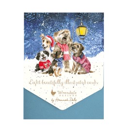 Wrendale Designs by Hannah Dale - O Holy Night - Christmas Notecard Set - Pack of 8