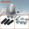 WELLBOX Stainless Steel Stator Plate Fits for Kawasaki Vulcan 750