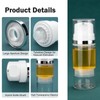 Decorniqu Airless Pump Jar 3.4oz/100ml 5 Pack Airless Pump Bottles