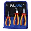 VDE Insulated Electrical Electricians Plier Set Cutters Combo Long Nose