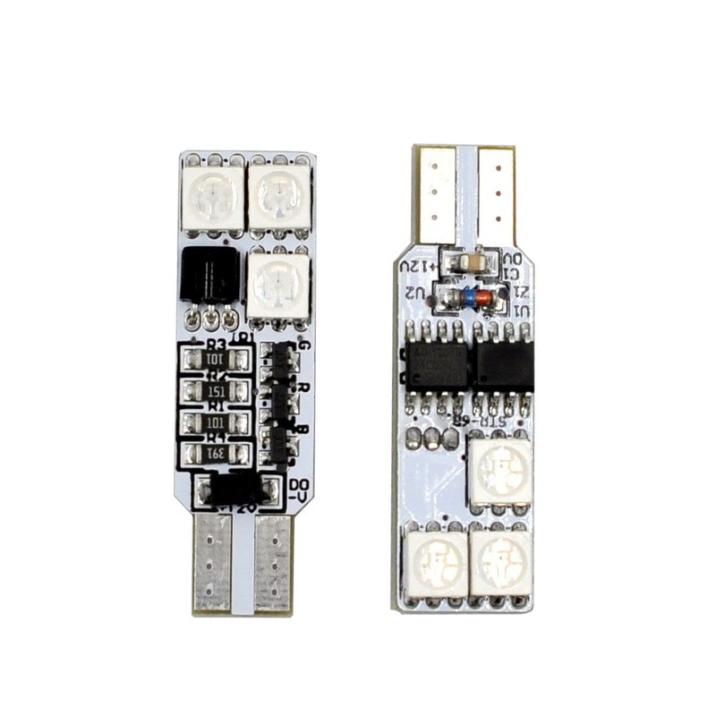 VS 2X LED T10 W5W Lampadina Luce Laterale con Cuneo