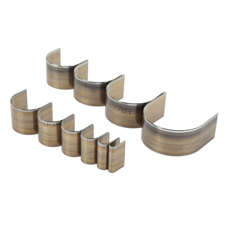 10 Pcs Leather Cutting Mold Hand Made DIY Semi Circular