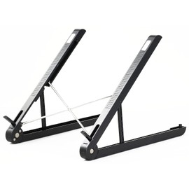 Artec 91683 Folding PC & Tablet Stand, ICT, School, Equipment, Education, Posture Improvement, Angle Adjustment, Black