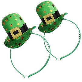 com-four® Leprechaun, Kobold Costumes - St. Patrick's Day - Outfits and Accessories for the green, Irish Festival - for Mardi Gras, Shrovetide, Carnival, Parade, Motto, Irish Pub (02 pieces - Set13)