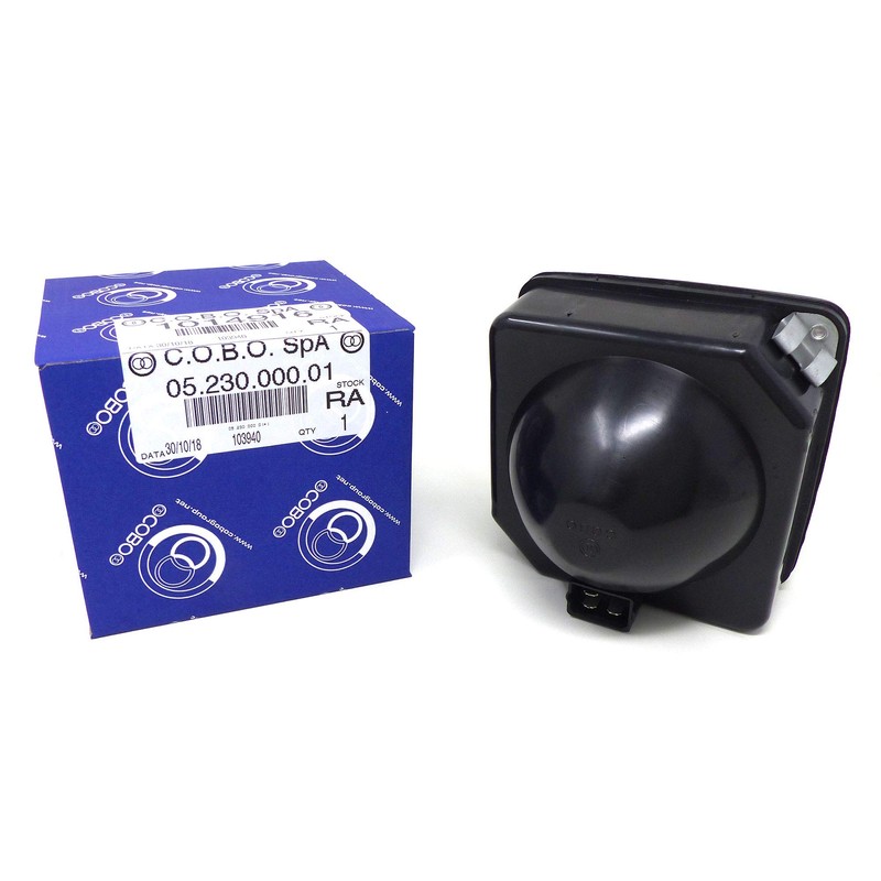 Cermag COBO 1014916 Front Headlight Square Frame Black for Tractor